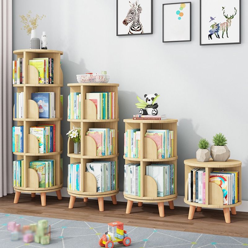 Solid Wood Bookshelf Contemporary Style Natural Bookcase for Home Office Clearhalo 'Bookcases' 'furn' 'furn_bookcases' 'Furniture' 'furniture_bookcases' 'kitchen' 'kitchen_bookcases' 'Living Room Furniture' 'Office Furniture' 1200x1200_af023e1f-d5b0-4fd0-a2ff-1d2d92b611a0
