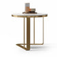 Glam Metal C-shape Side Table Round Stone Top Sofa Side End Table Clearhalo 'Coffee & Accent Tables' 'End & Side Tables' 'end_side_tables' 'furn' 'furn_end_side_tables' 'Furniture' 'Living Room Furniture' 1200x1200_af0583d7-4d6f-43d5-808e-bbd016737c62