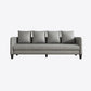Faux Leather Sofa 78.74" W x 25.19" D x 23.22" H Square Arm Sofa for Living Room Clearhalo 'furn' 'furn_sofas' 'Furniture' 'Living Room Furniture' 'Sofa' 'sofas' 1200x1200_af06a7bb-779e-4b6d-905e-e85d51a52270