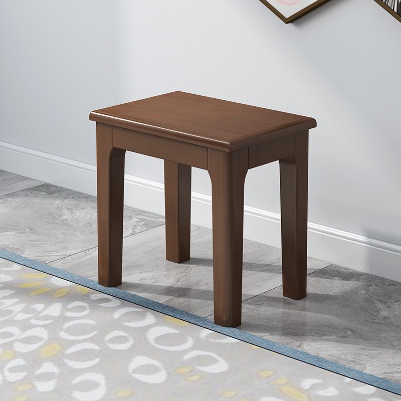 17.7"H Modern Entryway and Bedroom Bench Solid Wood Rubberwood Bench Clearhalo 'Benches' 'Chairs & Seating' 'furn' 'furn_benches' 'Furniture' 'Living Room Furniture' 1200x1200_af06bf53-f873-4a0d-a252-4f007d33ea3e