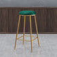Nordic Design Stackable Backless Barstools for Home Upholstered Bar Stools with Metal Legs Clearhalo 'Bar Furniture' 'Bar Stools' 'bar_stools' 'furn' 'furn_bar_stools' 'Furniture' 'furniture_bar_stools' 'Kitchen & Dining Furniture' 1200x1200_af07b165-4743-4094-90cf-79b0985cff7f