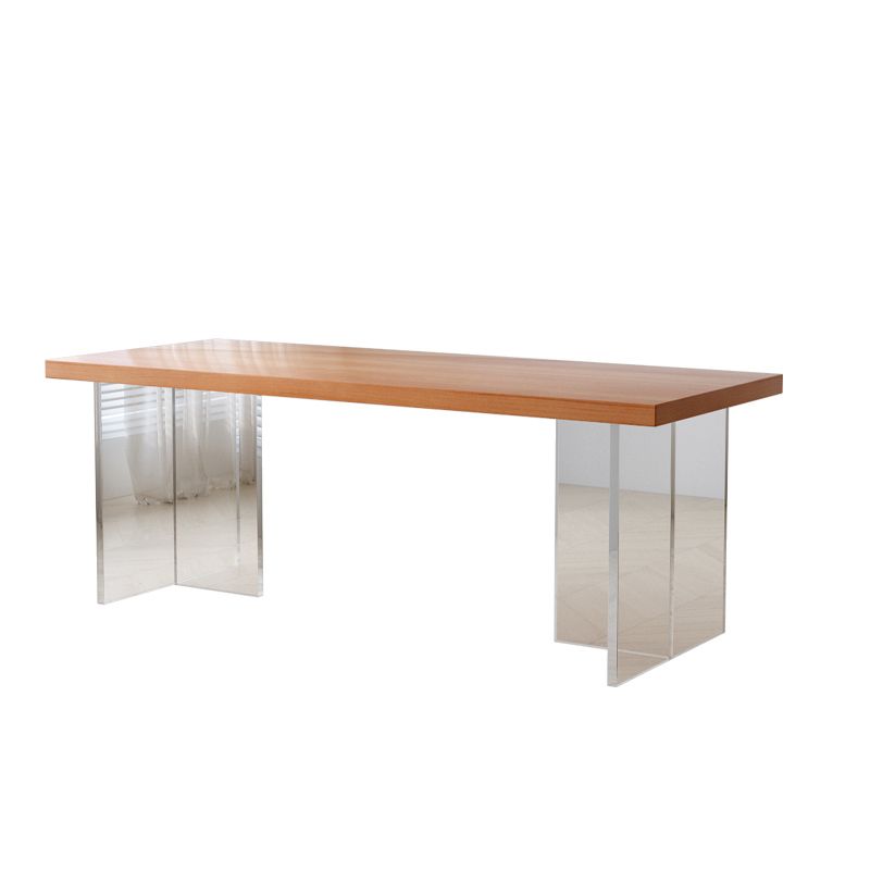 Modern massief houten meubels 1/2/4/5 PCS Standaardhoogte eetkamertafel set