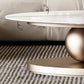 Metal Abstract Base Cocktail Table Glam Slate Top Coffee Table