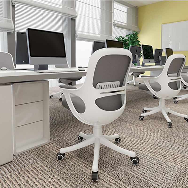 Fixed Arms Tilt Mechanism Office Chair Contemporary Mid-Back Arm Chair Clearhalo 'furn' 'furn_office_chair' 'Furniture' 'Office Chairs' 'Office Furniture' 'office_chair' 1200x1200_af09e634-33e7-42d1-afbe-7d17cffc66f6