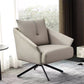 Contemporary Bonded Leather Pillow Back 4-Star Accent Armchair Clearhalo 'Accent Chairs' 'accent_chairs' 'Chairs & Seating' 'furn' 'furn_accent_chairs' 'Furniture' 'Living Room Furniture' 1200x1200_af0e92e4-583e-4475-abec-6a68ede114fb