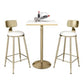 Glam Table and Stool Set 1/2/3/5 Pieces Bar Pub Table Set for Dining Room Clearhalo 'Bar Furniture' 'furn' 'furn_home_bar_bar_sets' 'Furniture' 'Home Bars & Bar Sets' 'home_bar_bar_sets' 'Kitchen & Dining Furniture' 1200x1200_af0edc03-fb4f-4b8b-aa73-cec261fd3e9e