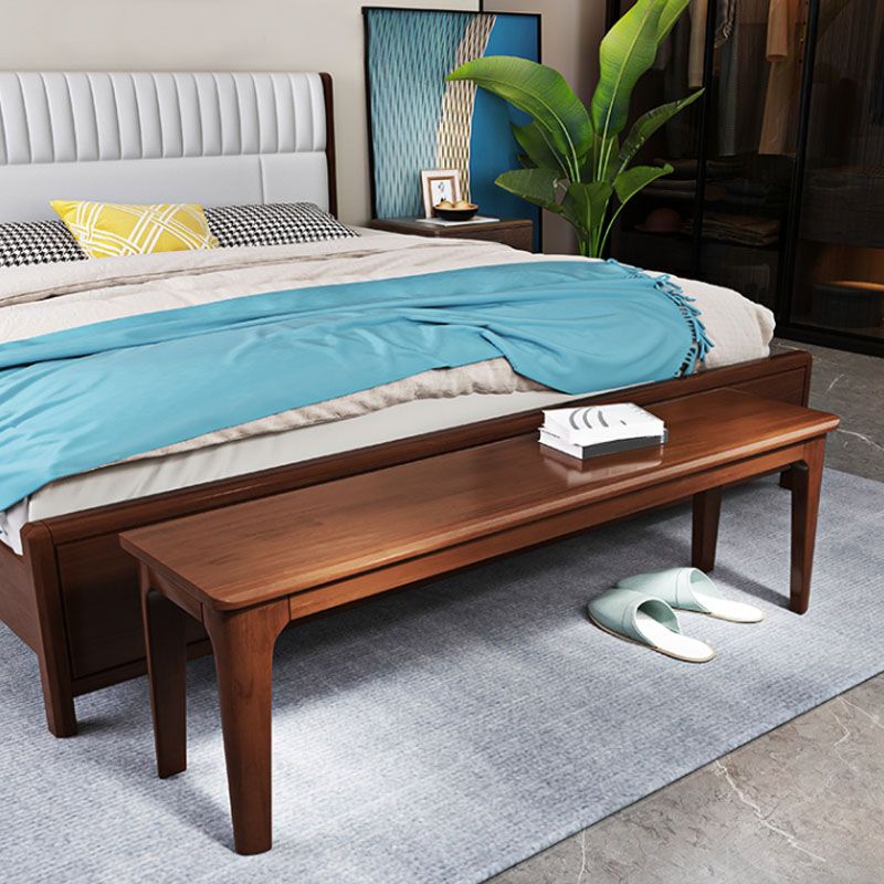 14-Inch Width Bedroom Bench Modern Style Solid Wood Seating Bench Clearhalo 'Benches' 'Chairs & Seating' 'furn' 'furn_benches' 'Furniture' 'Living Room Furniture' 1200x1200_af10bebd-db53-4c88-9be2-af2edcd6bbc0