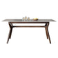 Mid-Century Modern Rectangle Dining Table Grey Sintered Stone Table Clearhalo ' dining_table' 'Dining Tables & Seating' 'Dining Tables' 'furn' 'furn_dining_table' 'Furniture' 'furniture_dining_table' 'Kitchen & Dining Furniture' 'kitchen&dining_furn' 'kitchen' 'kitchen_dining_table' 1200x1200_af12ad6a-2c66-4113-8df5-776bd630cccd