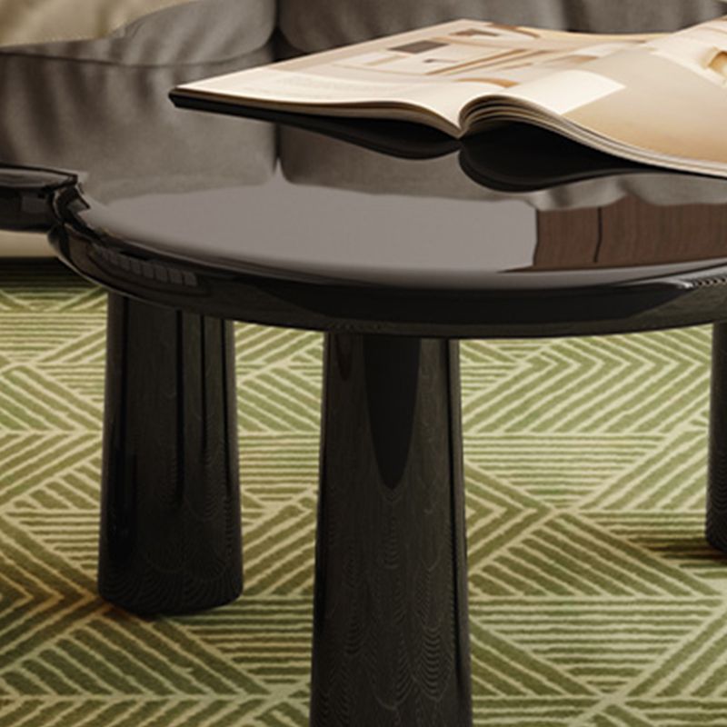 Simple Black Coffee or End Table Contemporary Coffee Cocktail Table with 4 Legs Clearhalo 'Coffee & Accent Tables' 'Coffee Tables' 'coffee_tables' 'furn' 'furn_coffee_tables' 'Furniture' 'Living Room Furniture' 1200x1200_af149709-9c15-4ec0-aa86-360a256c5c69