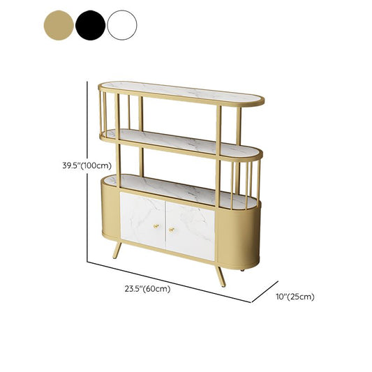 Moderne stijl boekenplank open metalen boekenkast voor studieruimte