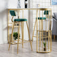 Round Low Back Dining Stools Armless Bar Stools with Metal Base Clearhalo 'Bar Furniture' 'Bar Stools' 'bar_stools' 'furn' 'furn_bar_stools' 'Furniture' 'Kitchen & Dining Furniture' 1200x1200_af151b89-ec06-4273-a588-940167676137