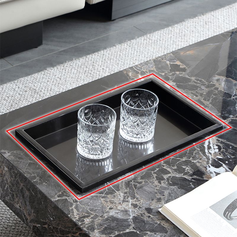 Contemporary Stone Coffee Table Rectangle Sled Coffee Cocktail Table Clearhalo 'Coffee & Accent Tables' 'Coffee Tables' 'coffee_tables' 'furn' 'furn_coffee_tables' 'Furniture' 'Living Room Furniture' 1200x1200_af163b06-a239-4e82-becc-992da916471b