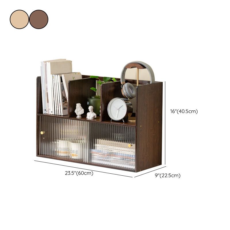 Libreria verticale chiusa con libreria contemporanea con armadi