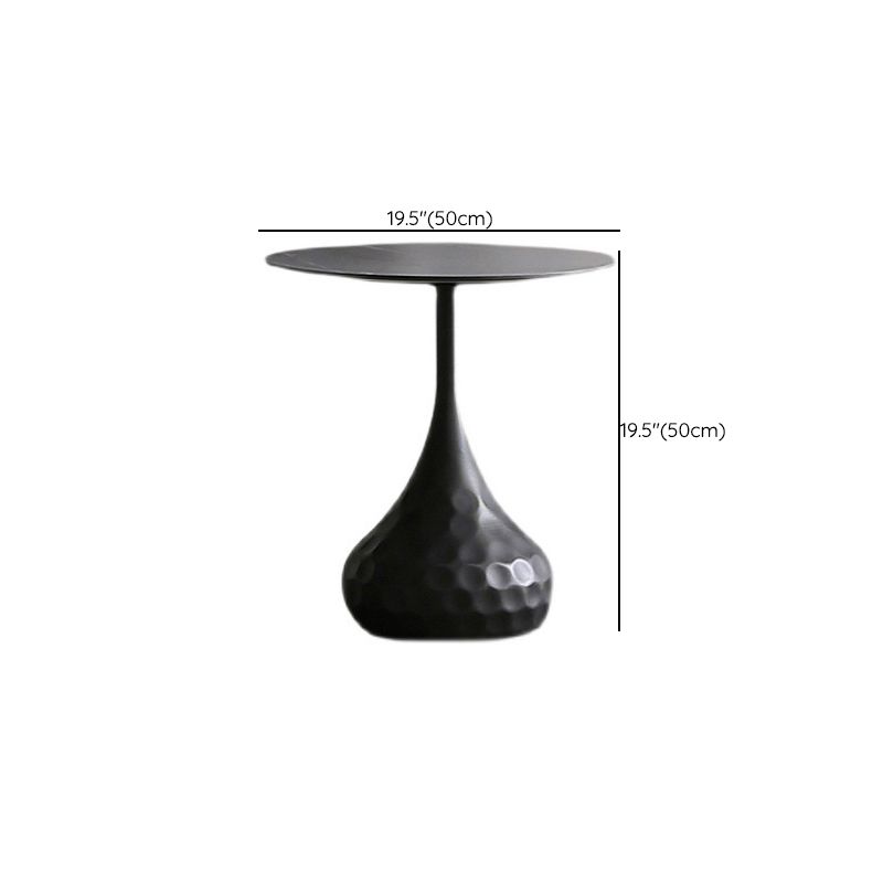 Round Slate Coffee Table Set Metal Pedestal Simple Cocktail Table Clearhalo 'Coffee & Accent Tables' 'Coffee Tables' 'coffee_tables' 'furn' 'furn_coffee_tables' 'Furniture' 'Living Room Furniture' 1200x1200_af1cf541-9732-4cb9-bbc9-45aa2ff1338d