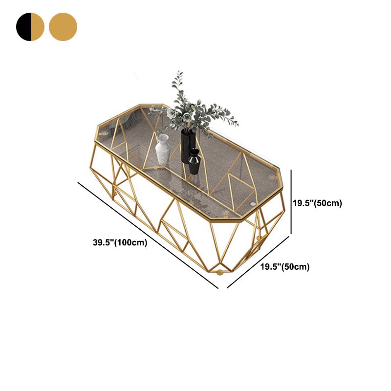Tavolino moderno di cocktail a cornice tavolino rettangolare tavolino per soggiorno
