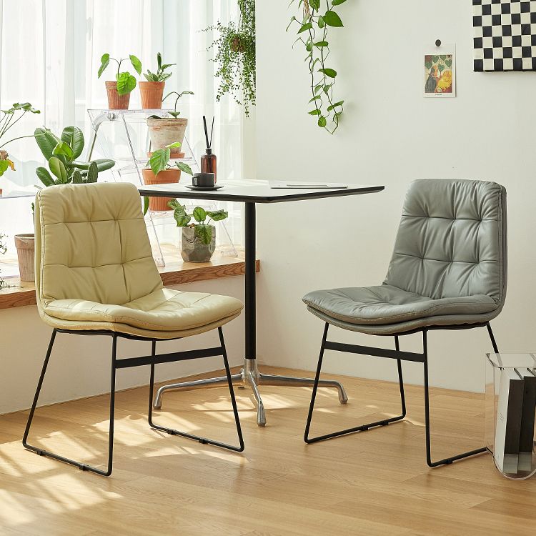 Contemporary Dining and Accent Chairs Matte Finish Parsons Side Chair Clearhalo ' kitchen&dining_furn' 'Dining Chairs' 'Dining Tables & Seating' 'dining_chair' 'Furniture' 'furniture_dining_chair' 'Kitchen & Dining Furniture' 'kitchen' 1200x1200_af254033-99ad-4f87-b06a-f1e1b67f1a32