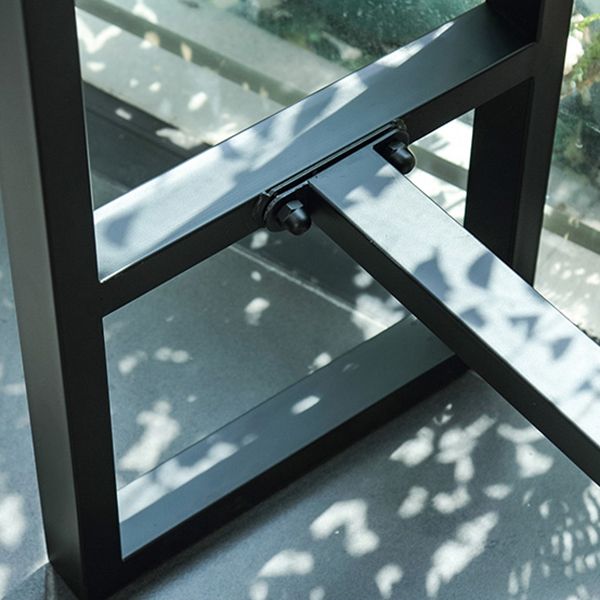 Tavolo da barra in legno massiccio marrone chiaro glam tavolo da bistrot con cavalletto