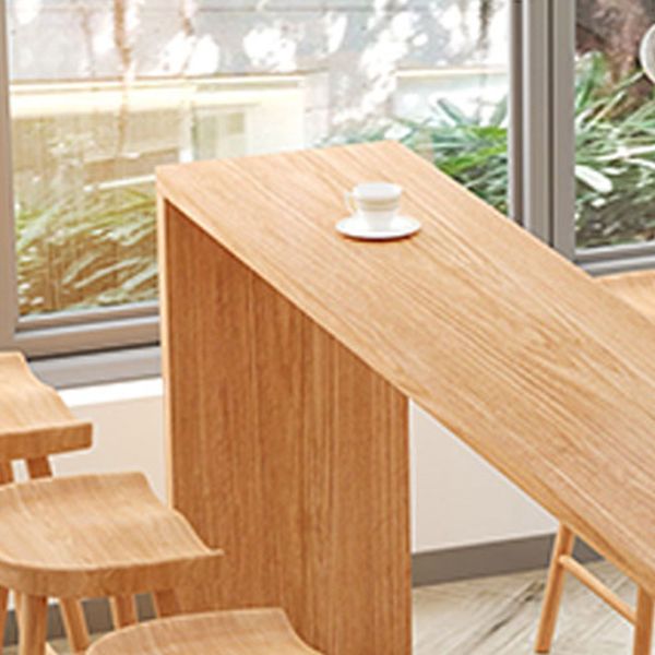Modern Rectangle Pub Dining Set 1/5/9 Pieces Solid Wood Counter Set Clearhalo 'Bar Furniture' 'furn' 'furn_home_bar_bar_sets' 'Furniture' 'Home Bars & Bar Sets' 'home_bar_bar_sets' 'Kitchen & Dining Furniture' 1200x1200_af2c74d0-8808-49a3-9c7a-427528658d25
