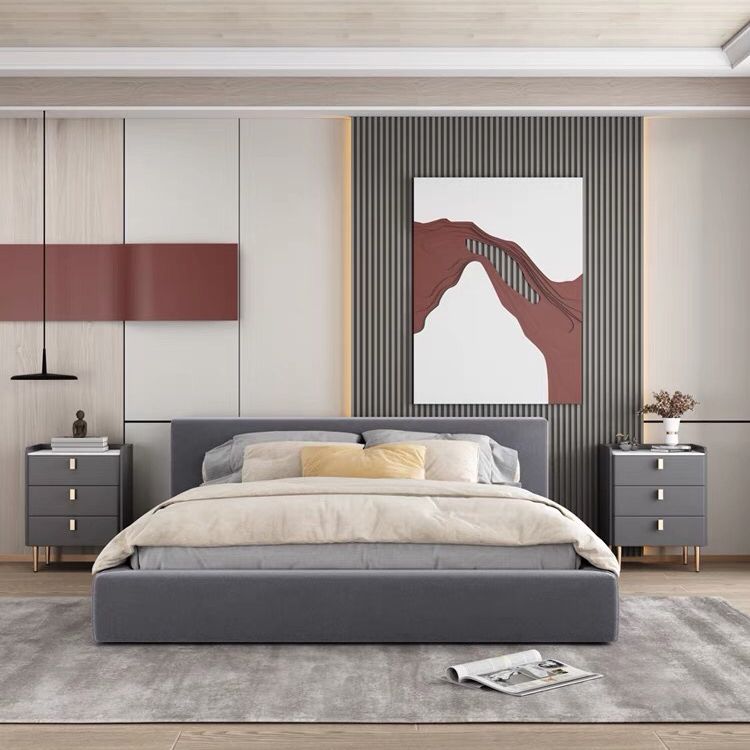 Comodini moderni da 20 "W 24,5" H comodino in pietra con 3-cassetti