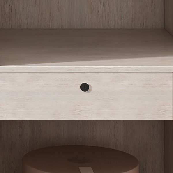 Armario de armario deslizante moderno con cajón Armario de madera