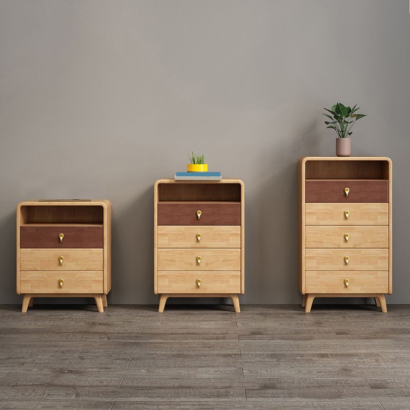 Contemporary Accent Chest with 4 Wooden Legs 15.74" Wide Chest with Drawers Clearhalo 'Cabinets & Chests' 'cabinets_chests' 'furn' 'furn_cabinets_chests' 'Furniture' 'Living Room Furniture' 1200x1200_af36294b-33d6-4fae-a7ea-3a371c5ff352