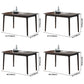 Hickory Rectangle Wood Table Storage Dining Table with 4 Legs for Restaurant Clearhalo ' dining_table' 'Dining Tables & Seating' 'Dining Tables' 'furn' 'furn_dining_table' 'Furniture' 'furniture_dining_table' 'Kitchen & Dining Furniture' 'kitchen&dining_furn' 'kitchen' 'kitchen_dining_table' 1200x1200_af363003-40df-4ed0-8bdd-2e019647c70f