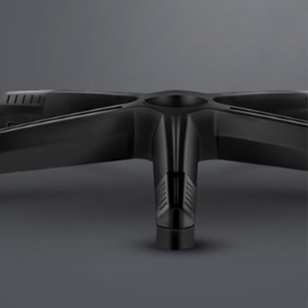 Sedia per computer armi regolabile moderna con ruote sedia da scrivania in leatine in finto.