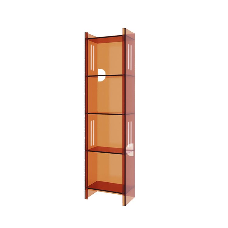 Standard Closed Back Bookshelf Scandinavian Acrylic Bookcase