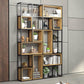 9.84" W Industrial Antique Finish Shelf Bookcase Etagere Metal Bookshelf Clearhalo 'Bookcases' 'furn' 'furn_bookcases' 'Furniture' 'Office Furniture' 1200x1200_af3af367-690f-4ceb-8ca8-9576d092492f