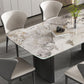 Modern Sintered Stone Dining Set Rectangle 1/2/5/7 Pieces Dining Area Table Set
