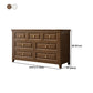 Modern Rectangle Side Cabinet Wood Knobs Cabinet with Drawer