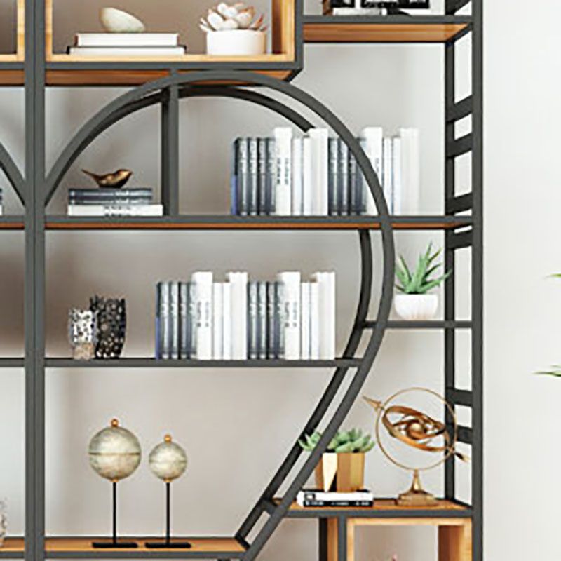 79"H Bookcase Open Back Industrial Style Bookshelf for Study Room Home Office Clearhalo 'Bookcases' 'furn' 'furn_bookcases' 'Furniture' 'furniture_bookcases' 'Office Furniture' 1200x1200_af41829d-621f-4391-887e-610bdd8b6347