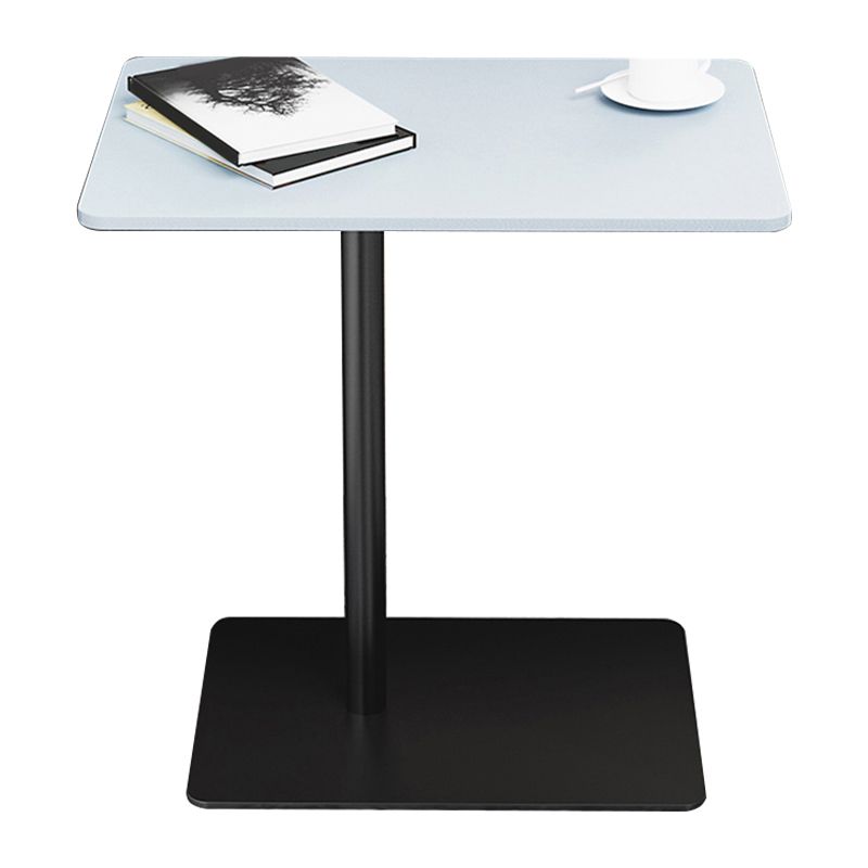 Modern Wood Side End Table Minimalist Rectangular Corner Table