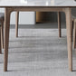 Table rectangulaire Table de salle à manger moderne médiévale en pierre frittée avec base en bois