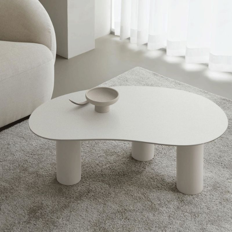 13.78" Tall Contemporary Style Coffee Cocktail Table Wooden 3 Legs Coffee Table Clearhalo 'Coffee & Accent Tables' 'Coffee Tables' 'coffee_tables' 'furn' 'furn_coffee_tables' 'Furniture' 'Living Room Furniture' 1200x1200_af45a43d-cde3-4171-a785-4d48e433905c