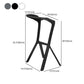 Nordic Distinctive Modelling Barstool Plastic 4 Legs Bar Stool for Living Room, Set of 4 Clearhalo 'Bar Furniture' 'Bar Stools' 'bar_stools' 'furn' 'furn_bar_stools' 'furniture_bar_stools' 'Kitchen & Dining Furniture' 'kitchen&dining_furn' 'kitchen' 'kitchen_furn' Furniture' 1200x1200_af45d883-dbc3-4c05-a0ed-d78d91451ebc