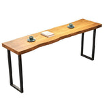 Moderner Stangenhöhe Tisch Rechteckig Holz Top Bistro Bar Tisch für die Terrasse verwenden