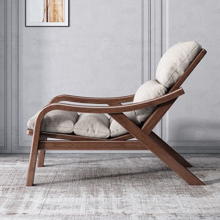 Contemporary Solid Wood Recliner Chair in Solid Color with Wooden Legs Clearhalo 'Chairs & Seating' 'furn' 'furn_recliners' 'Furniture' 'Living Room Furniture' 'Recliners' 1200x1200_af4c7959-3c0a-4fde-8ea0-9347c695a04d
