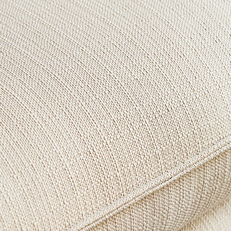 Contemporary Square Arm Cushions Sofa Fabric Standard Settee