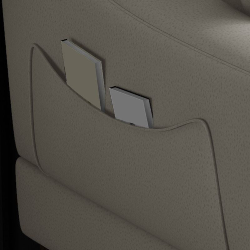 Modernismo a 4 posti sezionale con braccio inclinato di stoccaggio sezionale