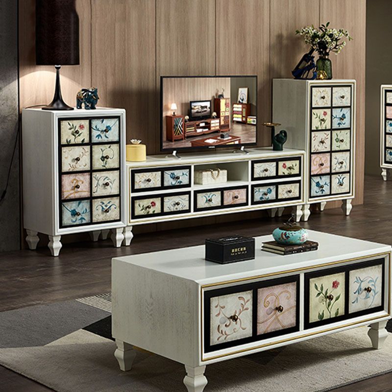 15,99/17,55 inch W Traditionele opbergkorst Dressoir massief houtservleek