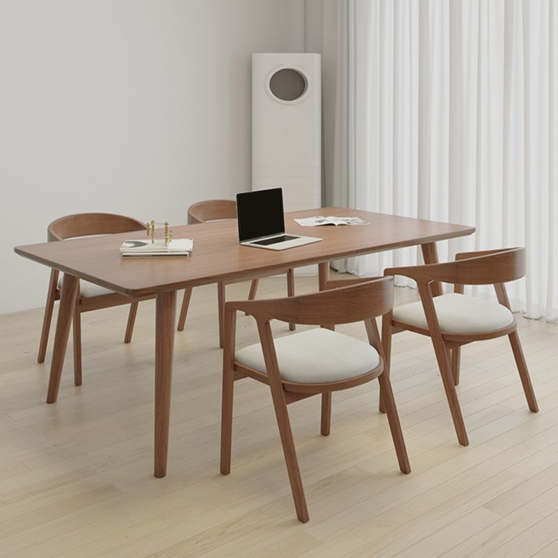 MODERNA DESCA DI SCRITTURA IN LEGNO STRASSIMENTE 29,53 pollici Distanta da ufficio con Parsons Base