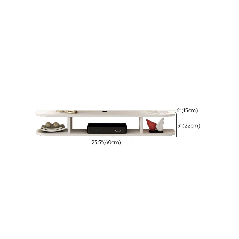 Contemporary TV Media Stand Wall-mounted Wood TV Console with Open Shelving Clearhalo 'furn' 'furn_tv_stands_entertainment_centers' 'Furniture' 'Living Room Furniture' 'TV Stands & Entertainment Centers' 'TV Stands & Media Storage Furniture' 'tv_stands_entertainment_centers' 1200x1200_af514cbd-3e31-42b7-b2d0-c4c42a68960b