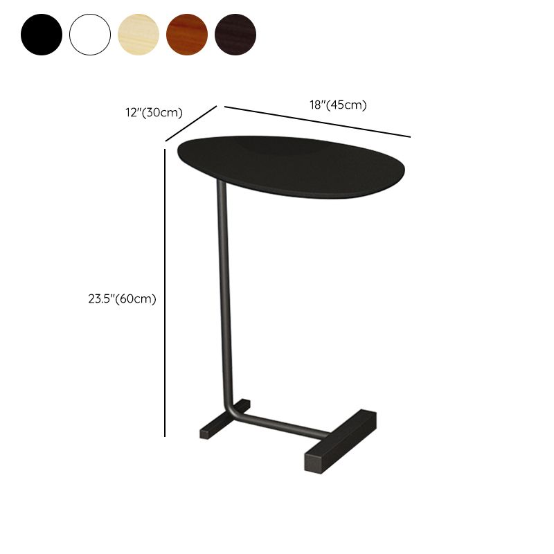 23.6inch Tall Modern C Corner Table Solid Wood Side End Table Clearhalo 'Coffee & Accent Tables' 'End & Side Tables' 'end_side_tables' 'furn' 'furn_end_side_tables' 'Furniture' 'Living Room Furniture' 1200x1200_af532655-6756-4162-be14-1ea3c0663062