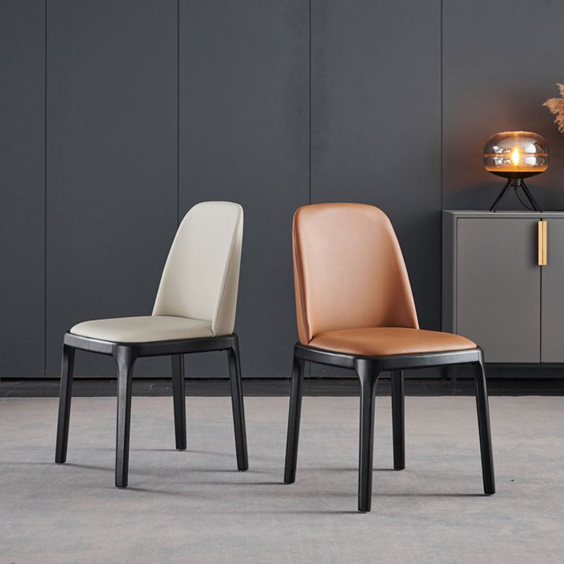 Parsons Upholstered Dining Chair Industrial Home Dining Room Chair Clearhalo 'Dining Chairs' 'Dining Tables & Seating' 'dining_chair' 'furn' 'furn_dining_chair' 'Furniture' 'Kitchen & Dining Furniture' 1200x1200_af53493d-086c-4d9c-9b2d-9eb6119d0d3c