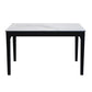 Sintered Stone Two-Color Dining Table Mid-Century 4 Legs Table for Dining Room Clearhalo ' dining_table' 'Dining Tables & Seating' 'Dining Tables' 'furn' 'furn_dining_table' 'Furniture' 'furniture_dining_table' 'Kitchen & Dining Furniture' 'kitchen&dining_furn' 'kitchen' 'kitchen_dining_table' 1200x1200_af53b630-386b-44a1-8447-1b3ca0f61099