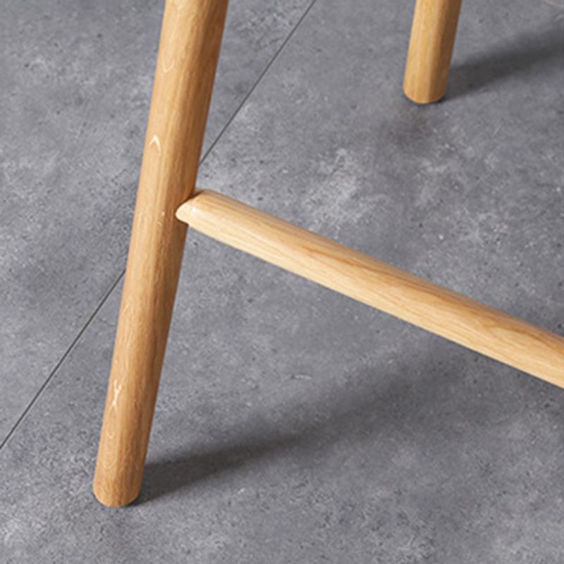 Modern Counter Bar Stool Armless Plastic Indoor Bar Stool with Footrest and Wood Base Clearhalo 'Bar Furniture' 'Bar Stools' 'bar_stools' 'furn' 'furn_bar_stools' 'furniture_bar_stools' 'Kitchen & Dining Furniture' 'kitchen&dining_furn' 'kitchen' 'kitchen_furn' Furniture' 1200x1200_af5428f7-409f-43c7-91d9-15e4e66b0fa7