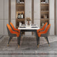 Dining Room Sets Scandinavian Metal Base Formal Rectangle Dining Table Set for Home Clearhalo 'Dining Room Sets' 'Dining Tables & Seating' 'dining_room_set' 'furn' 'furn_dining_room_set' 'Furniture' 'furniture_dining_room_set' 'Kitchen & Dining Furniture' 'kitchen&dining_furn' 'kitchen' 1200x1200_af54831b-9125-433b-87b8-62e0df0c6584