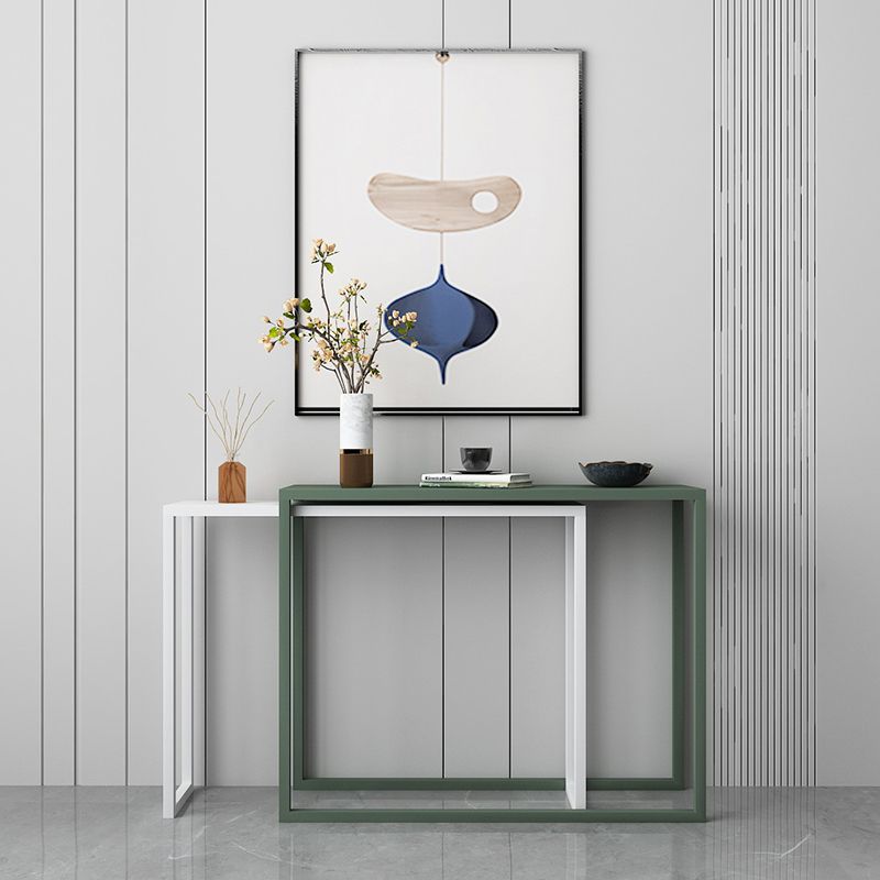 Tavolo console a base di slitte, 11,8 "W Ironcraft Modern Sother Console Table