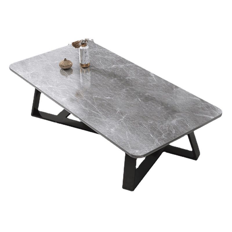 17.72" Tall Glam Style Coffee Cocktail Table Slate Rectangular Coffee Table Clearhalo 'Coffee & Accent Tables' 'Coffee Tables' 'coffee_tables' 'furn' 'furn_coffee_tables' 'Furniture' 'Living Room Furniture' 1200x1200_af5985ea-05fb-4a2c-a726-27fc2ca39d68